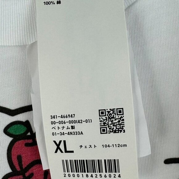 UNIQLO UT Sanrio Hello Kitty Japan Kawaii Graphic Print Short Sleeve T-Shirt XL - Picture 7 of 9